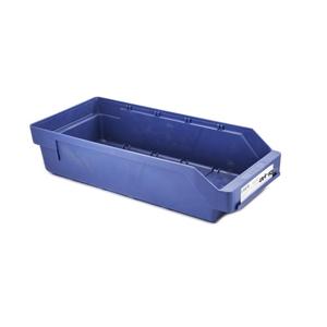 SB4009B Blue SlickStock™ Plastic Shelf Parts Bins - 90(W)x400(L)x95(H)mm